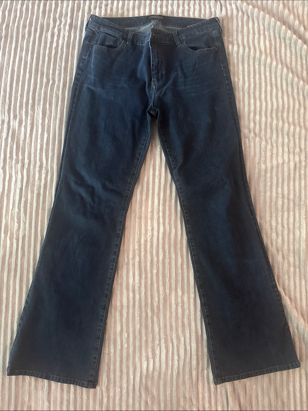 Liverpool Jeans Company Women’s Bootcut Jeans - Dark Blue Denim